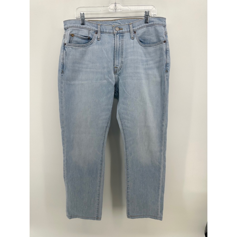 Ace Rivington 32 Bar Blues Athletic Taper Light Wash Candiani Denim Jeans 35x32